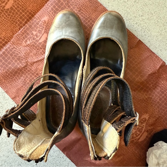 Freebirds Randi Pewter Shoes sz 8 - Picture 12 of 13